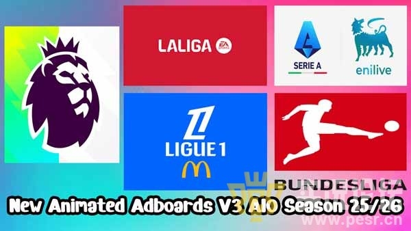 PES 2021 动画广告牌 2025/26 赛季 AIO v3