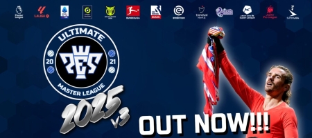 UML 2025 v2 AIO 更新 3.0 – 终极大师联赛 PES 2021