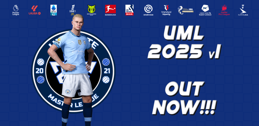 UML 2025 v1 AIO – 终极大师联赛 PES 2021